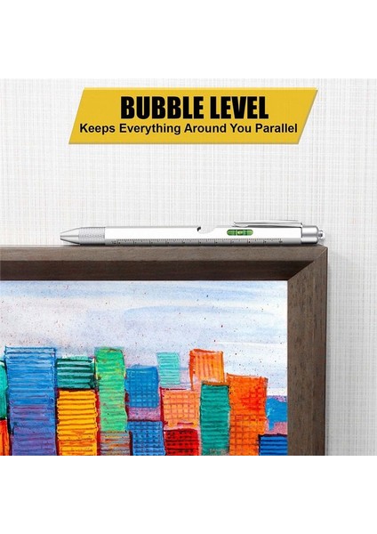 9 Baba Için 1 Multoolo Pen - LED Işık Stylus Tornavida Açıcı Cetvel Erkek Arkadaş Için Seviye Ler 6 Pcs (Yurt Dışından) fırsatları