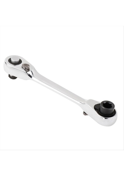 Mini 1/4 Inç Çift Uçlu Hızlı Soket Cırcır Anahtarı Çubuk Tornavida Bit Aracı Cırcır Sapı Anahtarı Alet Parçaları Içerir (Yurt Dışından)