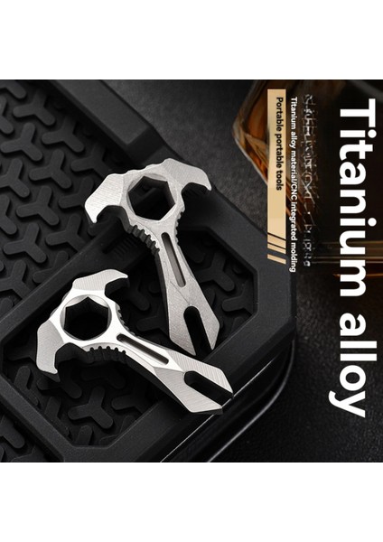 Anahtar Tc4 Titanyum Alaşımlı Crowbar Anahtar Kez Çubuğu Açık Teslimat Gadget 2X13MM Groove Sandblast ile Kendini Savunma Aracı (Yurt Dışından) fırsatları