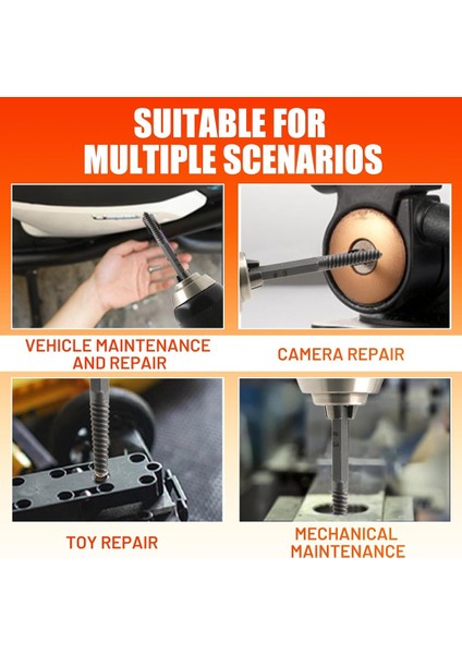 11 Adet Hasarlı Vida Çıkarıcı Seti Vida Çıkarıcı ve Çıkarıcı Bit Seti Hızlı Soyulmuş Kaldırma Aracı ile 5 Pratik Boyut (Yurt Dışından) modelleri