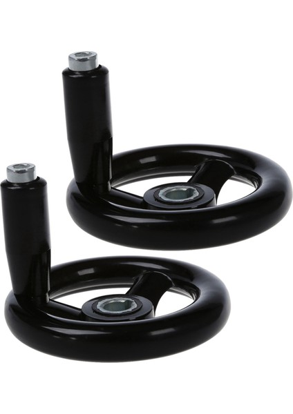 Frezeleme Makinesi Için 2x 3 9 Inç Çapında El Çarkı W Döner Sap (Yurt Dışından)