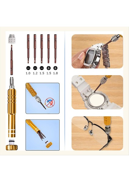 Kılıf Açma Aracı Izleyin Geri Çıkarma ve Ayarlanabilir Kasa Açıcı ile Bakım Için Pil Değiştirme Aracı Kitini Izleyin (Yurt Dışından) indirimleri