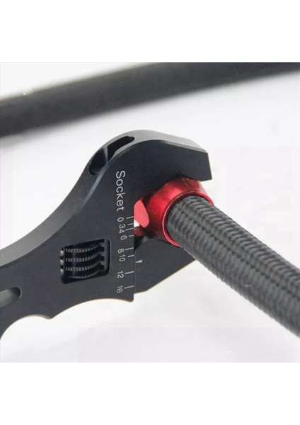 2x AN3-AN16 Tüp Anahtar Hortum Hortum V-Tipi Ayarlanabilir Anahtar Hortumu Bulaşma Siyahı (Yurt Dışından) indirimleri