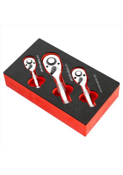 72 Dişli Hızlı Soket Cırcır Anahtarı Büyük Orta ve Küçük Uçan Iki Yönlü Boynuz Kısa Kollu Mini Oto Tamir Anahtarı (Yurt Dışından)