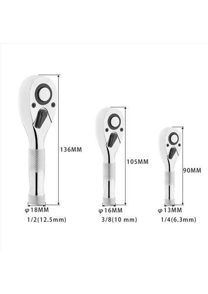 72 Dişli Hızlı Soket Cırcır Anahtarı Büyük Orta ve Küçük Uçan Iki Yönlü Boynuz Kısa Kollu Mini Oto Tamir Anahtarı (Yurt Dışından) fiyatları