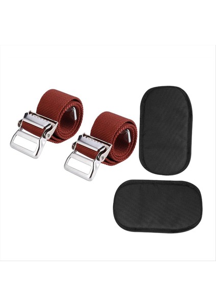 4 Paket Alçıpan Çıtır Yedek Parçalar Konfor Çatı Pedleri Koruyucu Yastıklı Bacak Bantları Naylon Ayarlanabilir Çıtır Bacak Kayışları (Yurt Dışından)