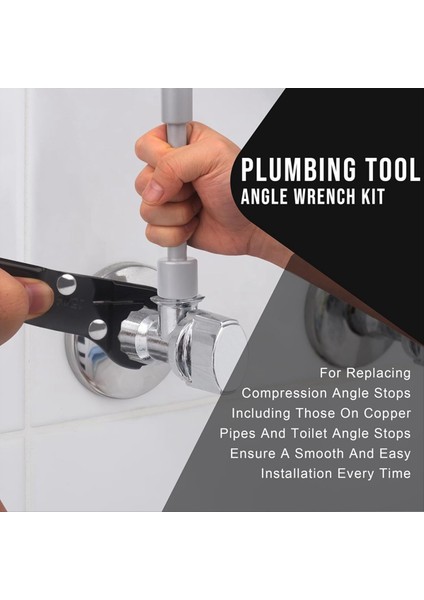 Sıhhi Tesisat Araçları Açılı Durdurma Anahtarı Kiti Yeni Sıkıştırma Açısı Kurulması Için Açılı Durdurma Aracı Durdurma C Stop C (Yurt Dışından) modelleri