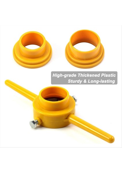 6pcs Pvc Iplik Üreticisi Araç Borusu Iplik Sıhhi Tesisat Aracı Kiti Yuvarlak Kalıp Seti 3 Kalıp 1/2 Inç 3/4in ve 1in Npt Kalıp Seti (Yurt Dışından) fırsatları