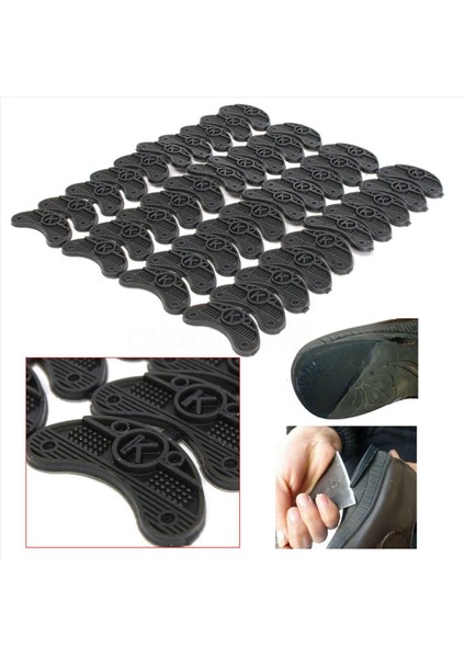 120PCS 60 Çiftlik Kauçuk Topuk Koruyucular Ayak Plakaları Musluklar Diy Ayakkabı Tamir Pedleri Boyut 56 x 24 x 3 1mm (Yurt Dışından) fırsatları