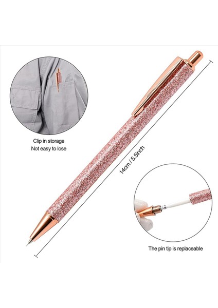 6 Adet Parıltılı Ayıklama Kalemi Ince Nokta Pimi Pim Kalemi Vinil Hava Tahliye Kalemi Için Kolay Zanaat Vinil Projeleri (Yurt Dışından) fırsatları