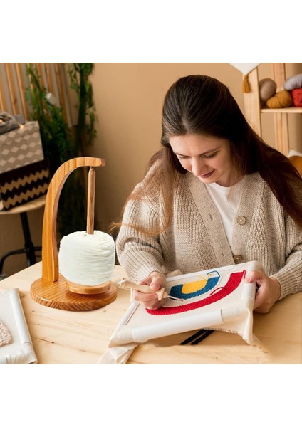 Ahşap Dönen Iplik Hızlı Tutucu Manyetik El Yapımı Örgü Yün Sarıcı Aracı (Yurt Dışından) modelleri
