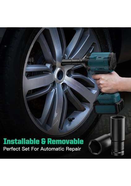 Etki Soketi Seti 1/2 Sürücü -15PCS-METRIK Boyut (10-32MM) Soketler 6 Puan Hex Tasarım (Yurt Dışından) indirimleri