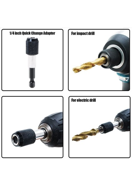 Titanyum Kombinasyon Matkap Bit Bit Seti 26PCS Sae ve Metrik Tap Bitler Kiti Vida Ipliği Delme Dokunma Çarpıştırma (Yurt Dışından) fiyatları