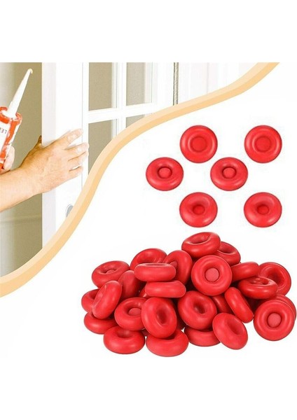 100PCS Caulk Cap Tasarruf Kapı Sızdırmazlık Mühür Terverçesi Açık Kravat Tüpü Cam Tutkal Uç Sızdırmazlık Koruması Sızdırmaz (Yurt Dışından) fırsatları