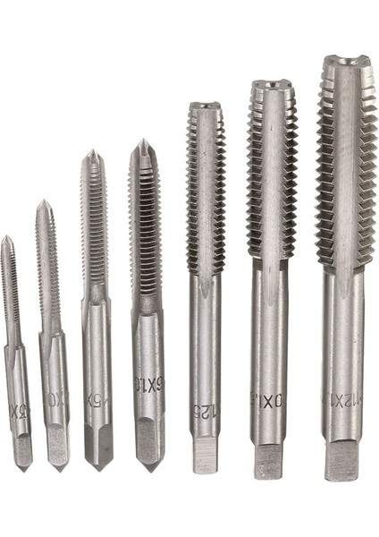 7pcs M3 Ila M12 Metal El Vidalı Makinesi Metrik Konik Fiş Tap &amp 10 Pcs Hss 1/8 Inç (3mm) Shank Ahşap Işleme Oyma Araçları (Yurt Dışından) fırsatları