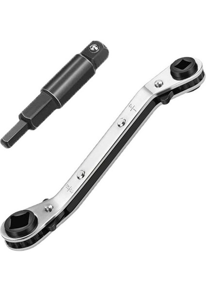 Hvac Service Anahtar Klima Valfi Cırcır Anahtarı (1/4inch 3/8inch 3/16INCH 5/16INCH) Hex Bit Adaptörü ile (Yurt Dışından)