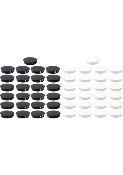 50 Pcs Bahçe Plastik Delek Tapa Yuvarlak Mobilya Masa Kapağı Toka Tipi Sızdırmazlık Kapağı Vida Delik Kapağı Dekoratif Kapak (Yurt Dışından)