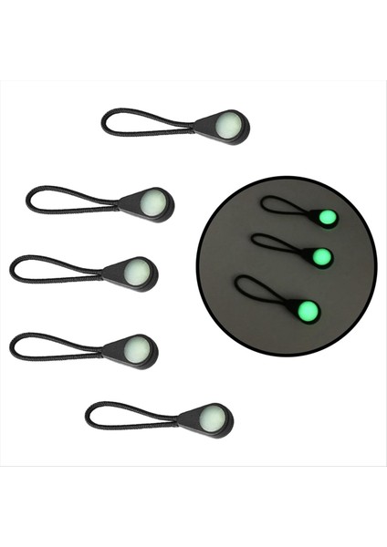 20 Pcs Kendinden Parlak Fermuar Çeker Fermuar Çekme Kafası Karanlıkta Parıltı Açık Hava Dağcılık Kampı Için (Yurt Dışından) fırsatları