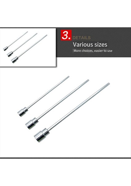 Altıgen Soket Anahtarı Uzatma Uzatma Buji Soketi Soket Elektrikli Matkap Parçaları Oto Onarım Aracı 300MM (Yurt Dışından) indirimleri