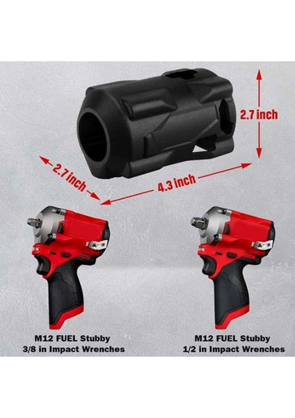 2x Takım Önyükleme 49-16-2554 Yalnızca Milwaukee M12 Yakıt Stubby 1/2 Inç ve 3/8 Impact Wench 2555-20 2555P-20 (Yurt Dışından) fırsatları