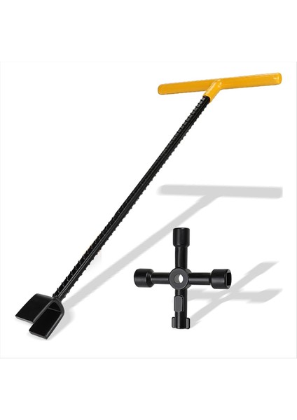 4 Yollu Çok Fonksiyonlu Yardımcı Programlara Sahip 17 Inç Su Metre Tuşu Yüklenici Sınıfı Zorunlu Çelik Su Kapatma Aracı (Yurt Dışından)