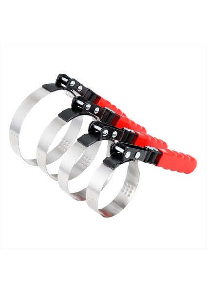 Döner Yağ Filtre Anahtarı Seti 4 Parçalı Yağ Filtresi Çıkarma Aracı Paslanmaz Çelik Sökücü Penseler (2-3/4 Inç Ila 5-1/4 Inç) (Yurt Dışından)