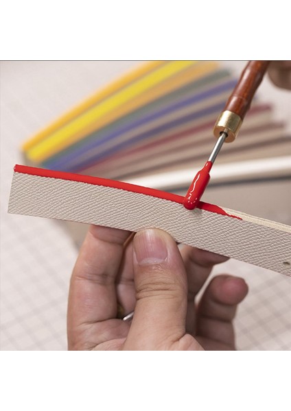 Deri Kenar Boya Silindir Deri Kenar Boya Kalemi Sandal Ağacı Saplı Çelik Çelik Üst Diy Deri Zanaat Aleti (Yurt Dışından) fırsatları