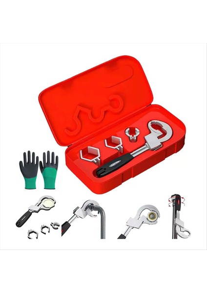 Grishay Flexiwrench Sherum Dotmalls Flexiwrench Grishay Anahtarı Ayarlanabilir Uçlu Anahtar Underhink Whench Muset Aracı (Yurt Dışından)