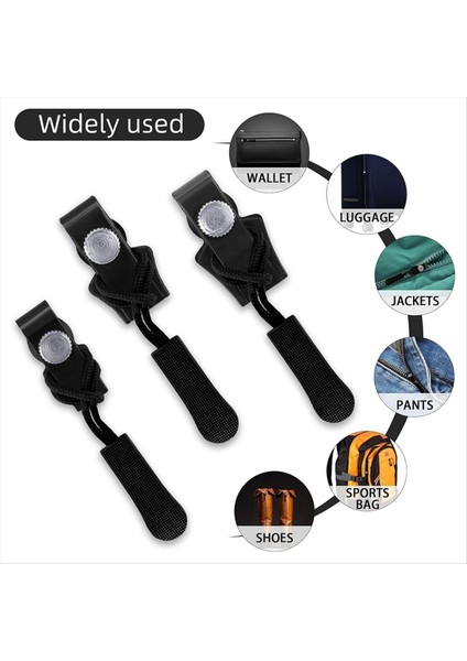 Fermuar Onarım Kiti 24 Pcs Evrensel Yedek Fermuar Kaydırıcı Fixer Sürgülü Diş Kafası Anında Fermuar (Yurt Dışından) fırsatları