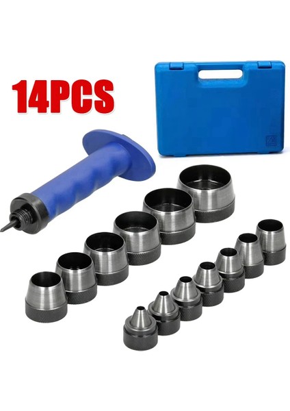 14 Adet Değiştirilebilir Çok Başlı Kemer Yumruk Diy Deri Yumruk Alet Deri Deri Yumruk Için Deri Karton Plastik Vb (Yurt Dışından) modelleri