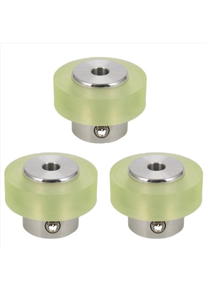 3pcs 100MM Alüminyum Poliüretan Endüstriyel Kodlayıcı Tekerlek Ölçüm Tekerle (Yurt Dışından)