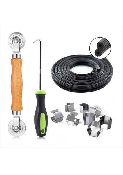 Ekran Onarım Kiti Ekran Silindir Araçları Rulman ve Kaldırma Kancası ve Ekran Klipsli Silindir Kurulum Için Ekran Spline (Yurt Dışından)