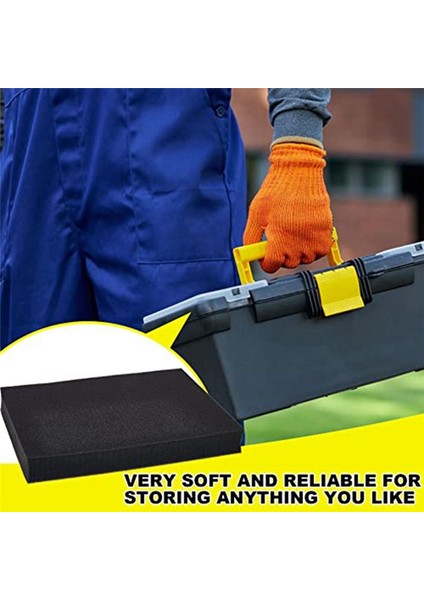 Kılıflar Için 4 Adet Köpük Ekleme Takım Kutusu Köpük Izgara Çizgisi Köpük Küpleri Şok Geçirmez Sünger Ped 40X40X2CM/40X40X5CM (Yurt Dışından) fırsatları