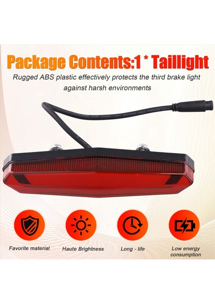 Elektrikli Fatbike Güvenlik Uyarısı Tayli Lamı Far Fren Ouxi V20 Fatbike Aksesuarları Için Yüksek Şişirlik (Yurt Dışından) fırsatları