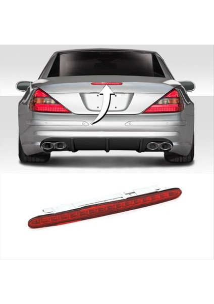 Araba LED Üçüncü Durdurma Fren Light A2308200856 Mercedes-Benz Sl-Sınıfı R230 SL500 SL55 2003-2012 Ek Fren Lambası (Yurt Dışından) modelleri