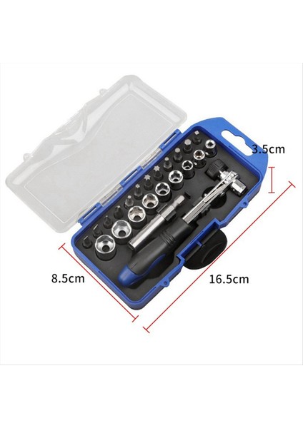 23PC Hızlı Ratchet Anahtarı Soketi Uzatma Çubuk Grubu Kiti Ev Ratchet Anahtar Soketi Grup Kiti Aracı (Yurt Dışından) fiyatları