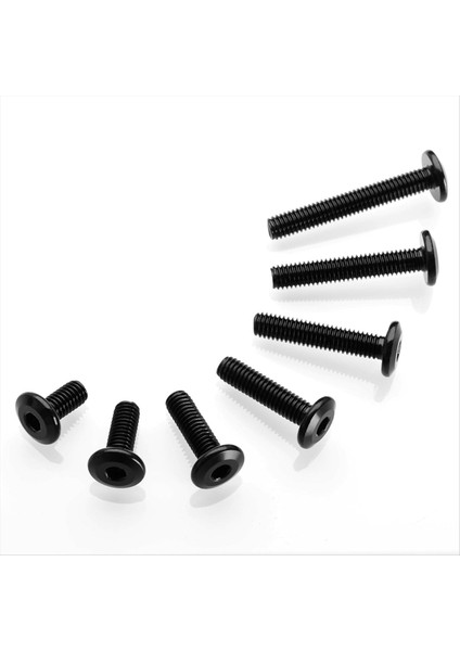 M6 x 30MM 50PCS Düz Kafa Altıgen Soket Kapakları M6 Vida Cıvataları 304 Paslanmaz Çelik Mobilya Cıvataları Tam Iplik Hex Anahtarı (Yurt Dışından) fiyatları