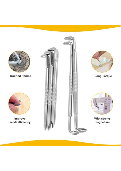 Broppe 5pcs Z-Tipi Tornavida L Şeklindeki 90 Derecelik Sağ Açılı Dirsek Virajı Phillips/manyetik Kısa Tornavida ile Yerleştirilmiş (Yurt Dışından) fırsatları