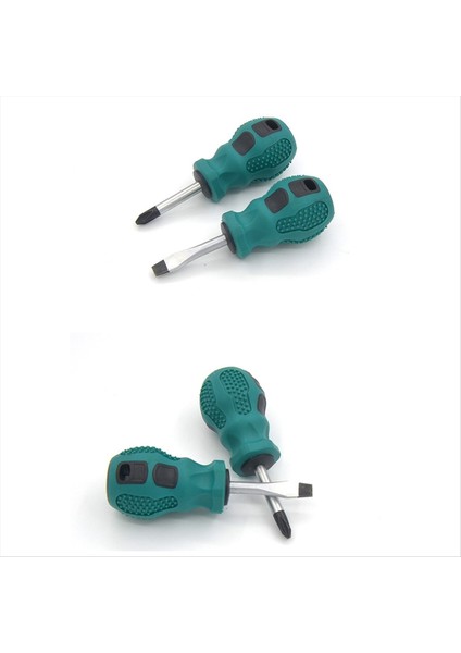 Küçük Havuç Kafaları Tornavida Mini Çift Amaçlı Tornavida Yarım Inç Düz Kısa Tornavida (Yurt Dışından) indirimleri