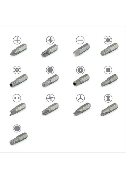 100 Arada Tornavida Seti Parti Toplu Nozul Elektrikli Tornavida Bağlama Çubuğu Kolu Set Donanım Aletleri (Yurt Dışından) fırsatları