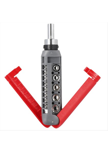 Çok Fonksiyonlu El Aleti Spiral Cırcır Çidesi Tornavida Ipi Kiti Otomatik Onarım Çok Açı Cırcır Tornavida El Aletleri B (Yurt Dışından)