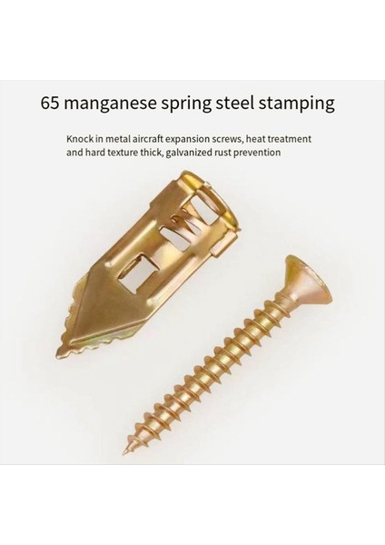 100PCS Alçı Kart Genişleme Vidaları Taşınabilir Alçıt (Yurt Dışından) fırsatları