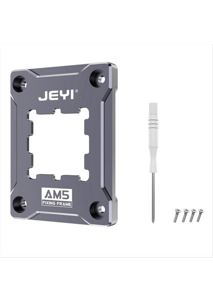 Jeyı Am5 Bükme Toka Presleme Plakası Cpu Sabit Kapak Plakası Radyatörü Tüm Alüminyum (Yurt Dışından)