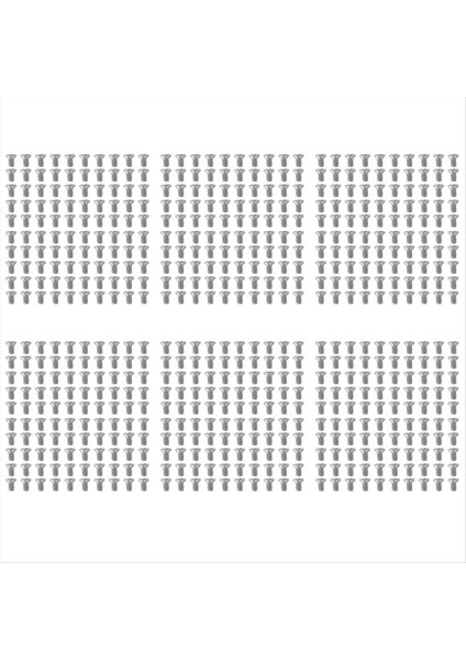 M3 x 6mm Phillips Düz Head Countersunk Cıvatalar Makine Vidaları 600 Pcs (Yurt Dışından)