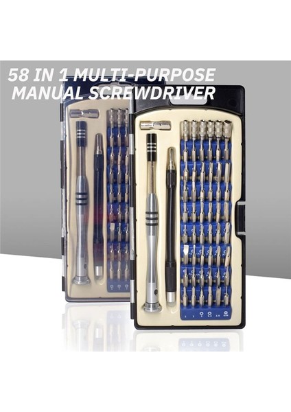 58 1 Arada Çok Amaçlı Manuel Tornavida Seti Krom Vanadyum Çelik Cep Telefonu Bilgisayar Ev Kaldırma Aracı Tornavida (Yurt Dışından) fiyatları