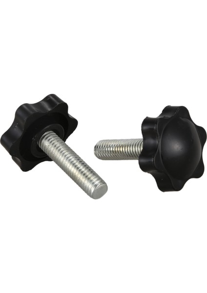 16 Pcs Siyah Yedek Parça M8 x 30MM Erkek Dişli Tutuklu Kavrama Yıldız Düğmesi (Yurt Dışından) modelleri