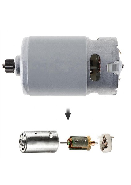 Elektrikli Matkap/tornavida Için Iki Vitesli 11 Diş ve Yüksek Tork Dişli Kutusu ile 2x RS550 18V 19500 Rpm Dc Motor (Yurt Dışından) modelleri