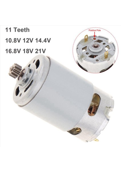 Elektrikli Matkap/tornavida Için Iki Vitesli 11 Diş ve Yüksek Tork Dişli Kutusu ile 2x RS550 18V 19500 Rpm Dc Motor (Yurt Dışından) indirimleri