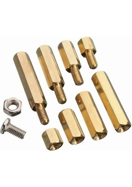 120PCS M3 Pirinç Sütun Seti Altıgen Pirinç Sütun Vidası ve Saplama Seti (Yurt Dışından) fırsatları