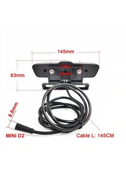 Dönüş Sinyali ve Fren Lambası ile 2x Elektrikli Bisiklet Kuyruk Lambası Aydınlatma Için 12-80V Fren Lambası ile Uyumlu (6pin) (Yurt Dışından) fırsatları